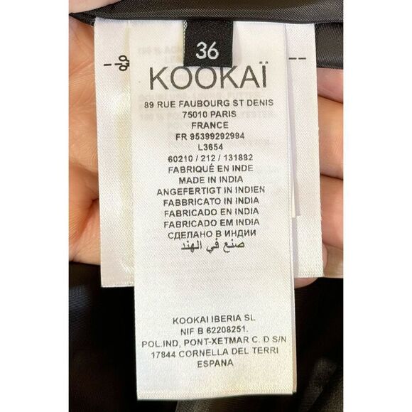 Kookai Black High Waist Shorts - Picture 9 of 14